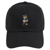 デイジーブーケベアエンブロイダリーボールキャップ