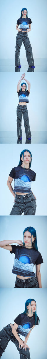 ムーンクロップTシャツ / MOON CROP T VER.2