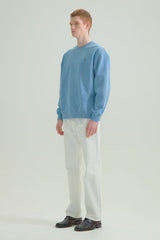 ロゴ ワッペン ピグメント スウェットシャツ ブルー / LOGO WAPPEN PIGMENT SWEATSHIRTS [BLUE] (4413982769270)