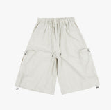 Bermuda nylon string open cargo half pants