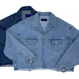 LNカッティングクロップドジーンジャケット/LN Cutting Cropped Jean Jacket (3 colors)