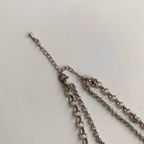 ボールドロック2ラインチョーカーネックレス / jmul Bold Lock Two Lines Chain Choker Necklace