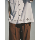 マティックスリラックスベルトパンツ / MATIX RELAXED BELTED PANTS_BRICK BROWN