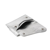 DOT Saddle Keyring Coin & Card Wallets silver