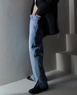 Mas side slit denim (6683476099190)