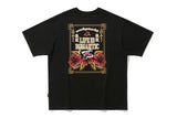 オリエンタルフラワーTシャツ / ORIENTAL FLOWER TEE_BLACK