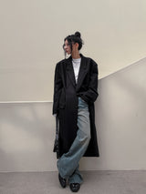 (UNISEX) f/w ピーナッツマキシロングコート