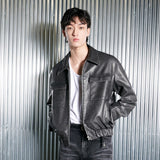 ウォッシュドレザージャケット / Washed Leather Jacket