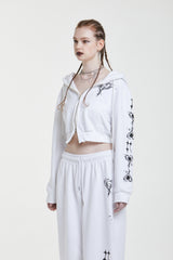 トリバルクロップドフーディ / TRIVAL CROPPED HOODY