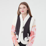 チェリーファーパディングベスト / CHERRY FUR PADDING VEST [BLACK]