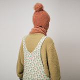 BOUCLE BALACLAVA MUFFLER, APRICOT