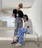 プリントプリーツパンツ / [Made] Printed Pleats Pants (2 colors)
