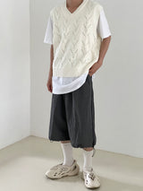 Capri wide string pants