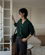 ルークケーブルカーディガン / Ruke cable cardigan (5 color)