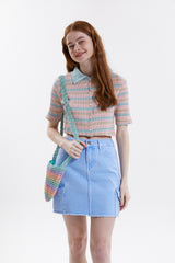 カーゴポケットカラースカート/CARGO POCKET COLOR SKIRT