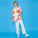 Gold Fish Shirt [Orange_White] (6592496664694)