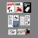 oab worker pack / scrap sticker set