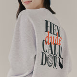 レタリングロングスリーブ / LETTERING LONG SLEEVE_LIGHT GREY