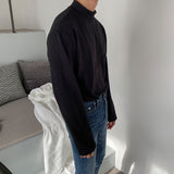 パーフェクトセミハーフネックTシャツ