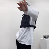 クロップパッドデッドフードベスト/[Unisex] Cropped padded hooded vest (2 colors)