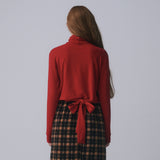 RIBBON TAIL LONG SLEEVE, RED