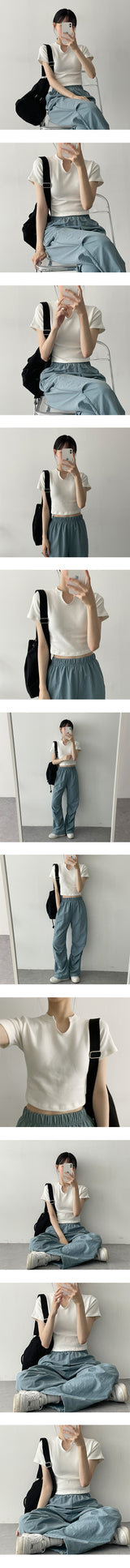 ツーウエストストリングニーピンタックベンダブルパンツ / Two-Waist String Knee Pin Tuck Bendable Pants