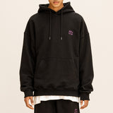 GRATING EMBLEM OVERSIZED HOODIE