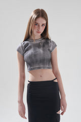 ビンテージクロップド半袖Tシャツ / VINTAGE CROPPED T-SHIRT