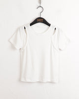 ピクトレイヤードショルダートゥーム半袖Tシャツ