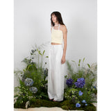 トラックアンバランスノースリーブトップ / TRACK UNBALANCE SLEEVELESS TOP - LEMON