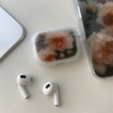 Pink - Rain Flower AirPods Case_matt