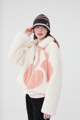 ビッグチェリーボアファージャンパー／BIG CHERRY BOA FUR JUMPER [IVORY]