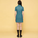 トリコットツーピーススカート / TRIKOT TWO-PIECE SK (BULEBLACK)