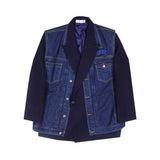 MCxQDAP NAVY HYBRID DENIM BLAZER (4631384195190)