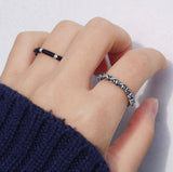 レターリング2 / [CCNMADE] LETTER RING 2 (Wine)