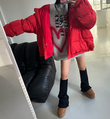 [UNISEX] Hooded oversized fit wellon padded coat