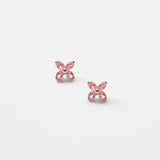ピンクプルメリアピアス/PINK PLUMERIA EARRING