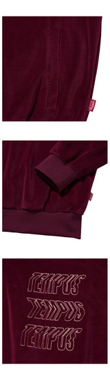 シグネチャートラックトップ/SIGNATURE TRACK TOP [BURGUNDY]