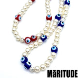 イーブルアイネックレス / EVIL EYE NECKLACE (2COLOR)