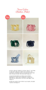 (スモール) ビンテージキャンバスバッグ / (Small) Vintage Canvas Bag - Pink