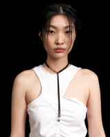 LOOF TIE NECKLACE BLACK