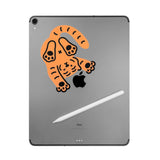 TUMBLING TIGER BIG REMOVABLE STICKER (6538523213942)