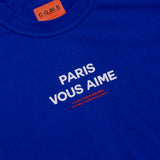 パリスヴーアイミーTシャツ/[UNISEX] ‘PARIS VOUS AIME’ T-Shirt (Blue)