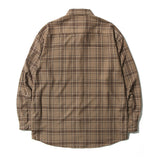 レイラフラフチェックシャツ / Layla endless love Fluff Mood Check shirt S24 Brown (6550275227766)