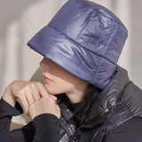 VA Square Padding Bucket Hat / Navy