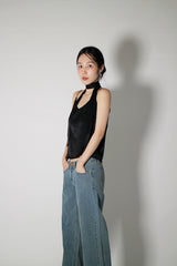 シルクスカーフスリーブレスセット / Silk Scarf sleeveless Set (2color)