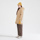 ナッピングフーディーロングスウェットシャツ/NAPPING HOODIE LONG SWEATSHIRT_BEIGE