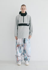 コージーフーデッドアノラックジャケット/BSR2223FWJK084 COZY HOODED ANORAK JACKET GRAY