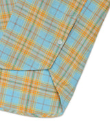 CHECK SHIRT HOODIE BLUE(CV2ESUW320A)