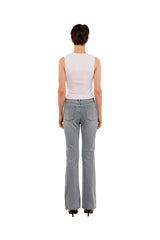 シャーロットフレアデニムパンツ/CHARLOTTE FLARE DENIM(LIGHT BLUE) ANKLE